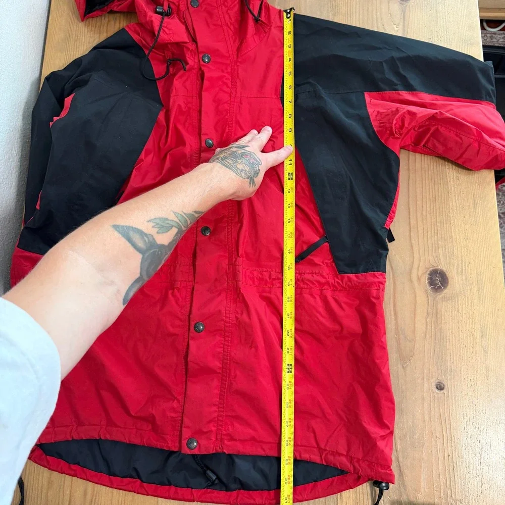 The North Face Mountain Light Gore-Tex Jacket Mens Medium Red Black 80017
